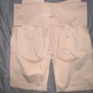 NVGTN Tan Leggings Soft Comfortable Bottoms